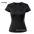 Feuchtigkeitsableitende Dry Fit T-Shirt Damen eng